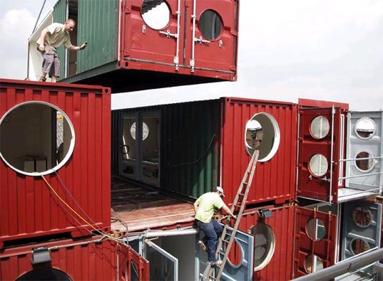 The Container City Project at Trinity Buoy Wharf, London's Docklands