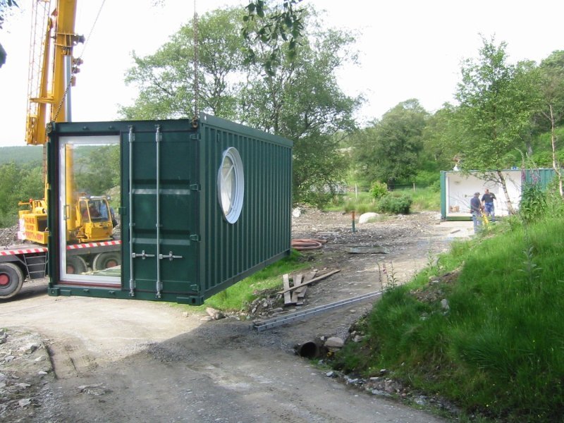 Cove Park Shipping Container Artist Retreat : A Sustainable Haven for Artists in Scotland