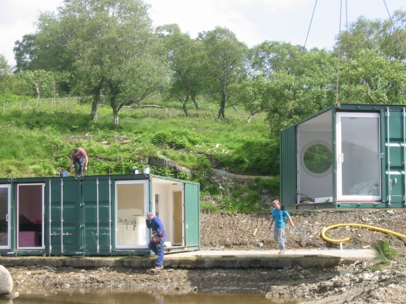 Cove Park Shipping Container Artist Retreat : A Sustainable Haven for Artists in Scotland