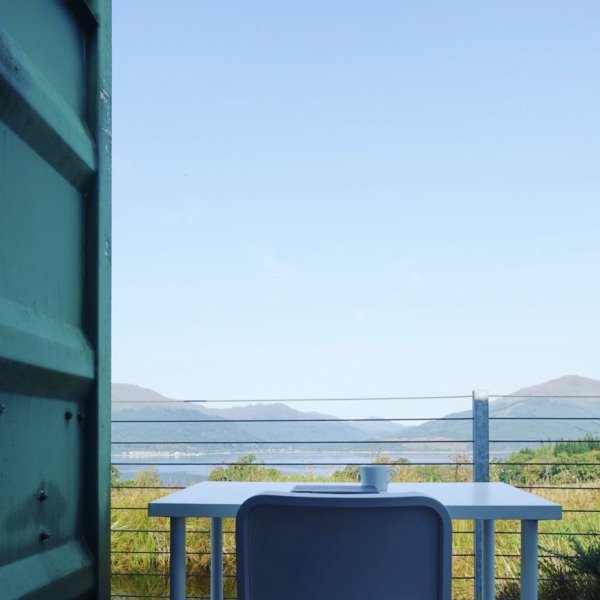 Cove Park Shipping Container Artist Retreat : A Sustainable Haven for Artists in Scotland