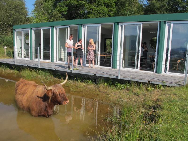 Cove Park Shipping Container Artist Retreat : A Sustainable Haven for Artists in Scotland