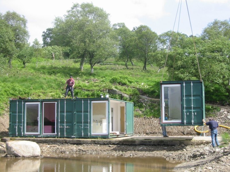 Cove Park Shipping Container Artist Retreat : A Sustainable Haven for Artists in Scotland