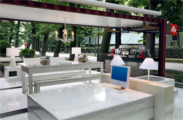 The illy Push Button House by Adam Kalkin