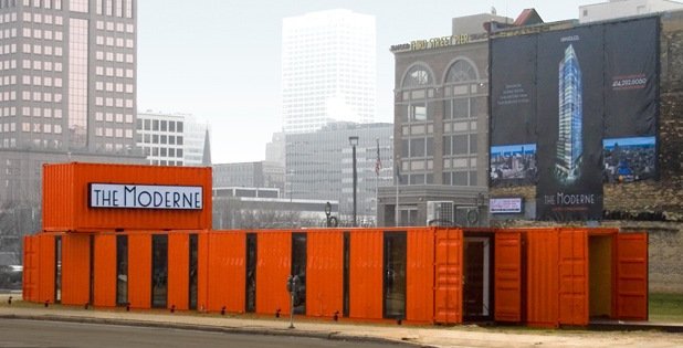 The Moderne Container Sales Center - Milwaukee, Wisconsin.