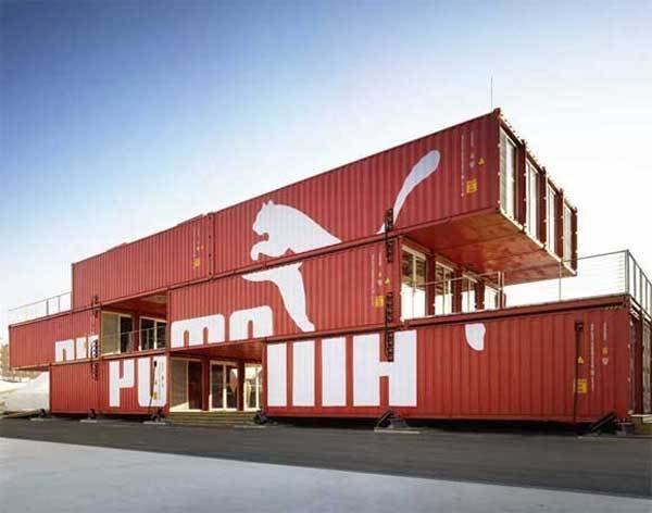 The Puma City Retail Shipping Container