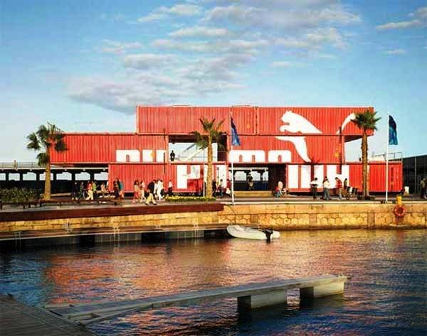 The Puma City Retail Shipping Container