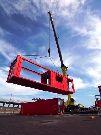 The Puma City Retail Shipping Container
