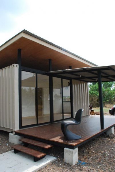 The R2x20 Shipping Container Home Project by A Site Specific Experiment Thailand