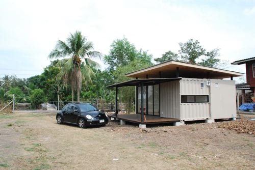The R2x20 Shipping Container Home Project by A Site Specific Experiment Thailand