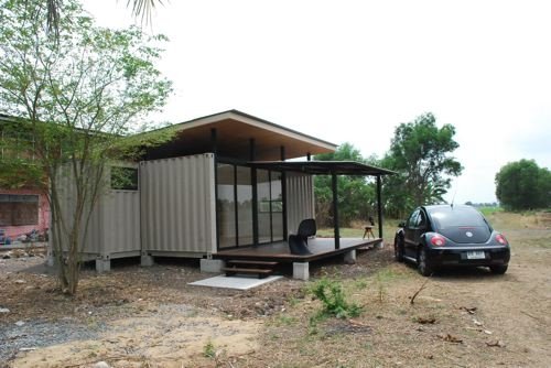 The R2x20 Shipping Container Home Project by A Site Specific Experiment Thailand