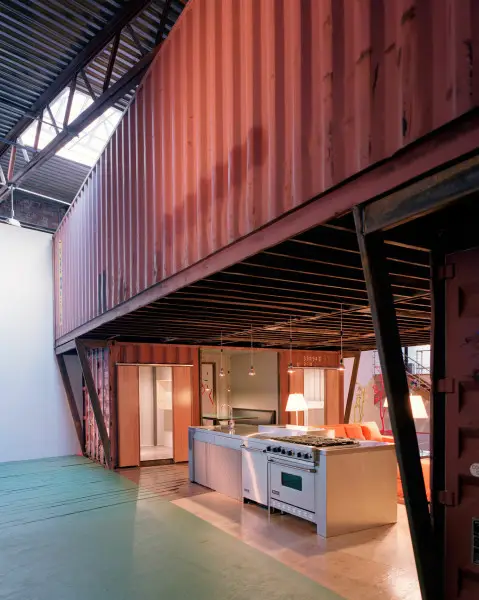 SHIPPING CONTAINER ART AND ARCHITECTURE “THE SUBURBAN HOUSE KIT” BY ADAM KALKIN