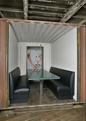 SHIPPING CONTAINER ART AND ARCHITECTURE “THE SUBURBAN HOUSE KIT” BY ADAM KALKIN