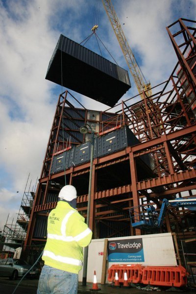 The Travelodge Shipping Container Hotel - Uxbridge, UK