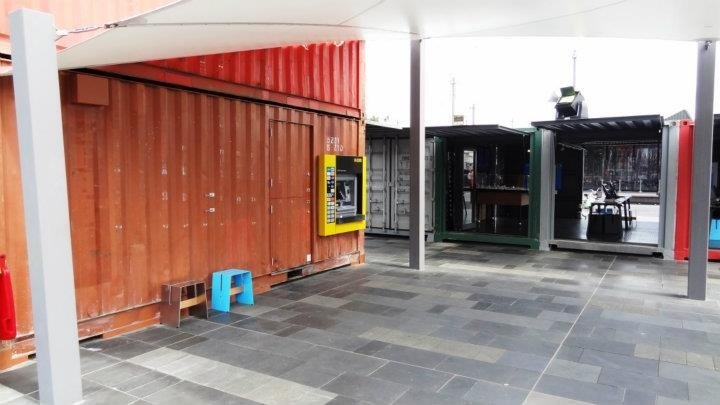 The Wynyard Quarter Shipping Container Kiosk Auckland New Zealand