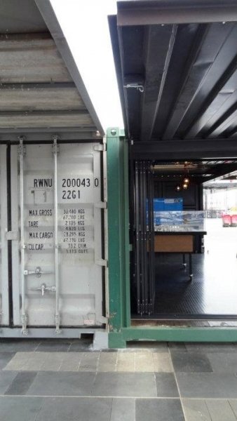 The Wynyard Quarter Shipping Container Kiosk Auckland New Zealand