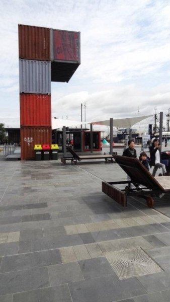 The Wynyard Quarter Shipping Container Kiosk Auckland New Zealand