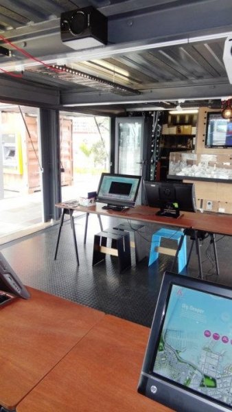The Wynyard Quarter Shipping Container Kiosk Auckland New Zealand
