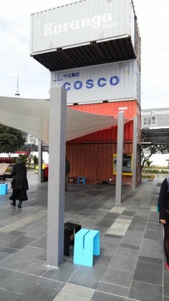The Wynyard Quarter Shipping Container Kiosk Auckland New Zealand