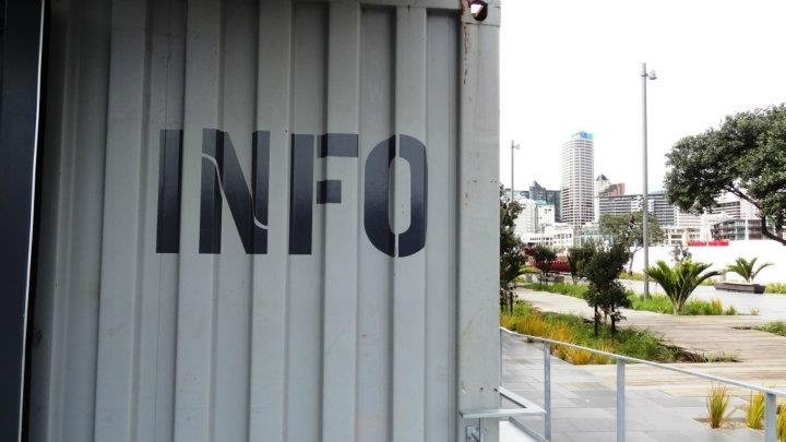 The Wynyard Quarter Shipping Container Kiosk Auckland New Zealand