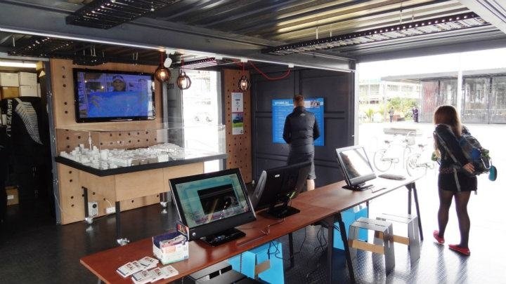 The Wynyard Quarter Shipping Container Kiosk Auckland New Zealand