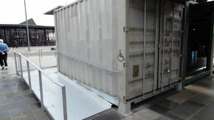 The Wynyard Quarter Shipping Container Kiosk Auckland New Zealand