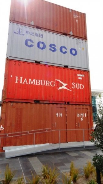 The Wynyard Quarter Shipping Container Kiosk Auckland New Zealand
