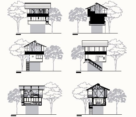 The Shipping Container & Timber Beach House, Srima Auroville