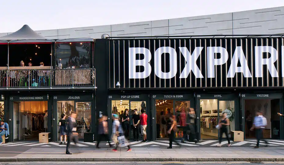 Boxpark Shoreditch: London’s Landmark Shipping Container Mall