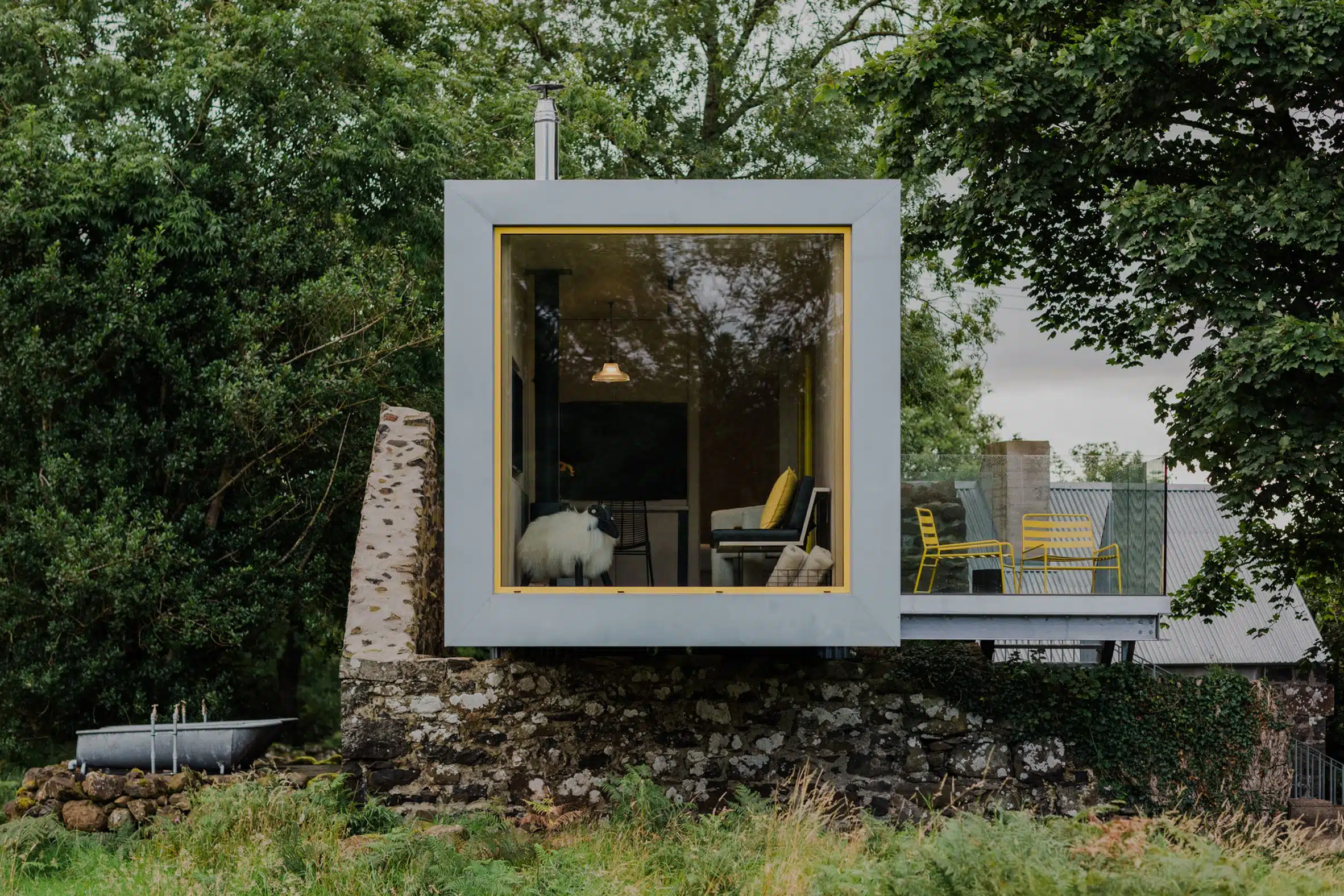 Barneys Ruins by Patrick Bradley: A Container Home in Northern Ireland